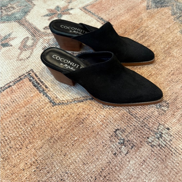Coconuts by Matisse Shoes - Coconuts by, Matisse. Black suede mule. 9.5. From Anthropologie. Barely worn!